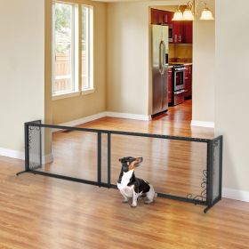 Richell Large Freestanding Metal Mesh Pet Gate