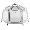 VEVOR Baby Playpen with Canopy, Indoor/Outdoor Portable Playpen for Babies and Toddler, Lightweight & Foldable