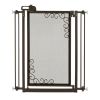 Tall One Touch Metal Mesh Pet Gate