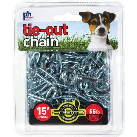 Prevue Pet Products 15 Foot Tie out Chain (Option: Medium Duty)