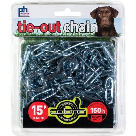 Prevue Pet Products 15 Foot Tie out Chain (Option: Heavy Duty)