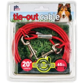 Prevue Pet Products 20 Foot Tie out Cable (Option: Medium Duty)