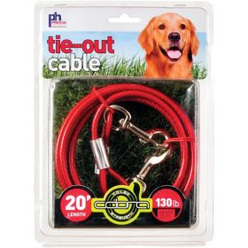 Prevue Pet Products 20 Foot Tie out Cable (Option: Heavy Duty)